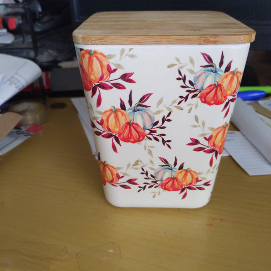 Autumn Container With Lid