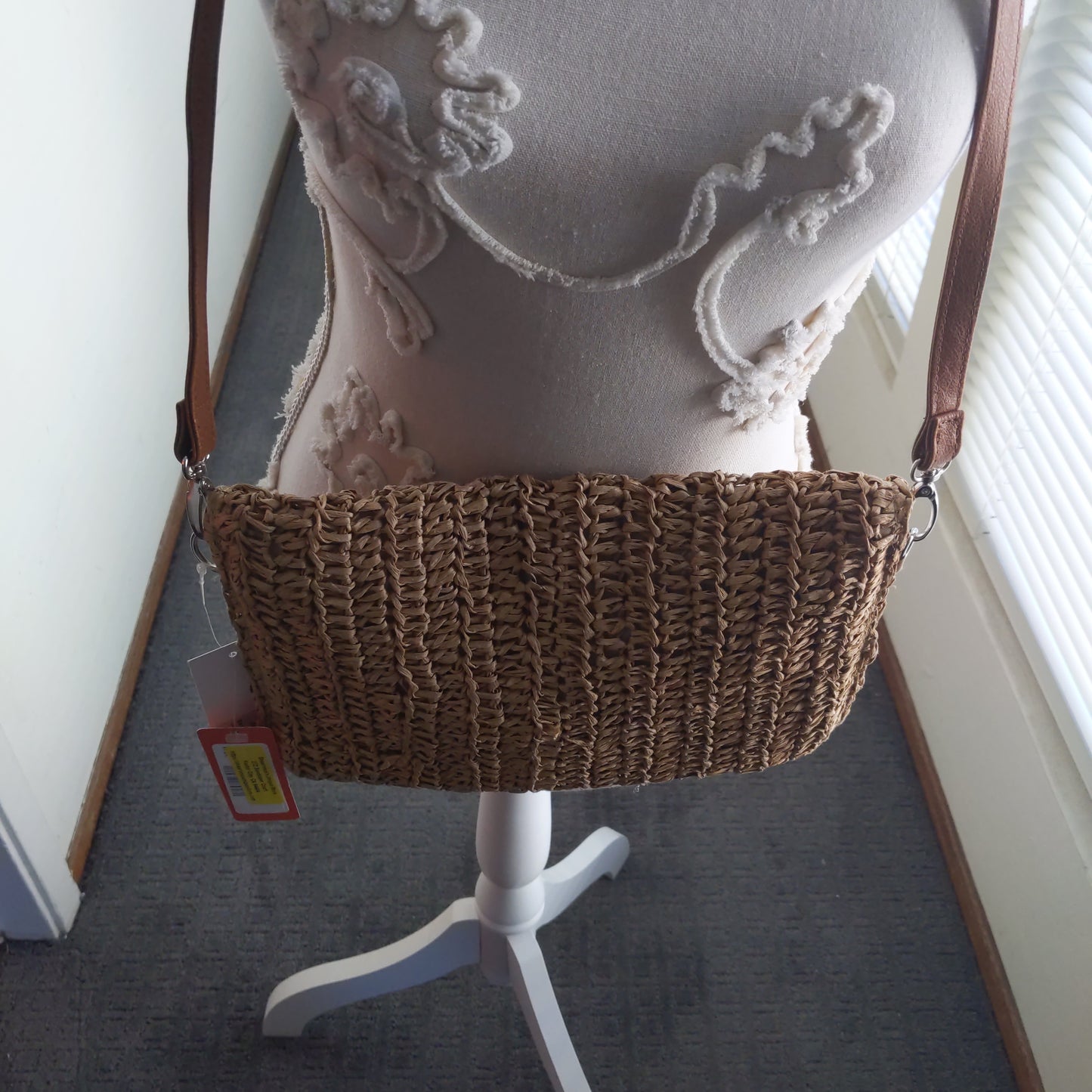 Molly Bracken Wicker Crossbody handbag
