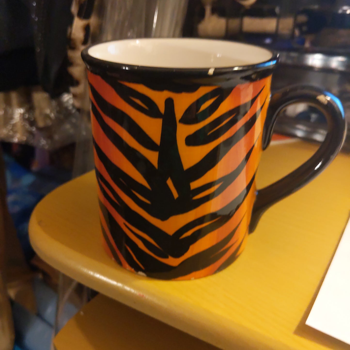 Fat Tan and Black Mug