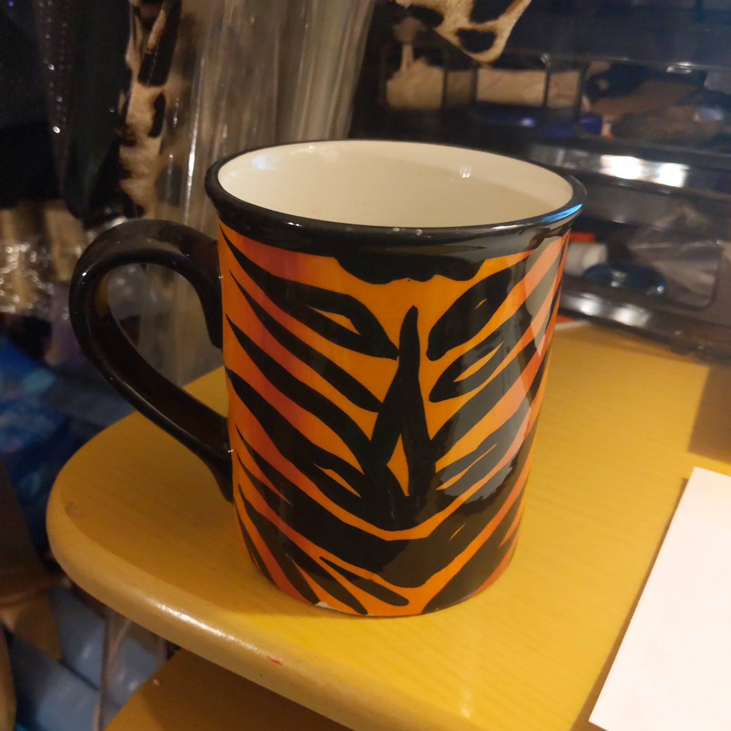 Fat Tan and Black Mug