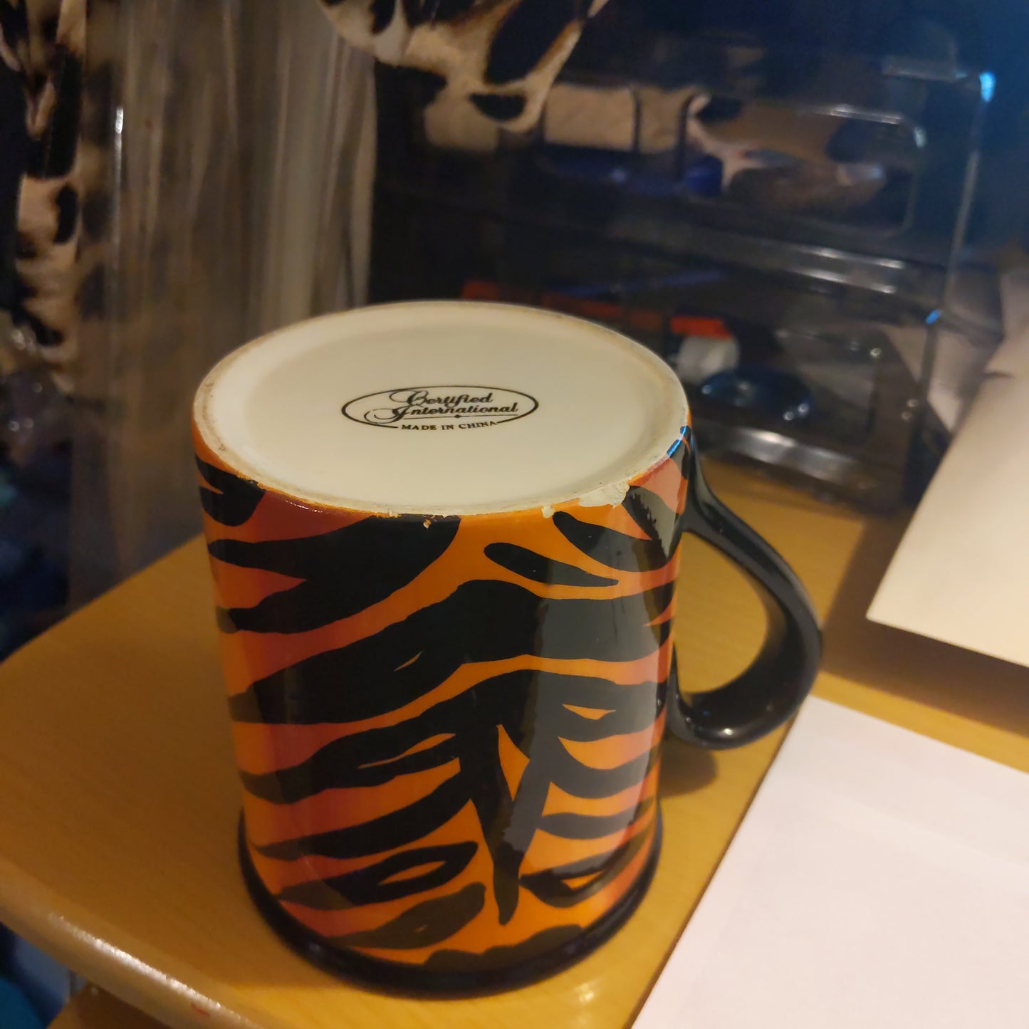 Fat Tan and Black Mug