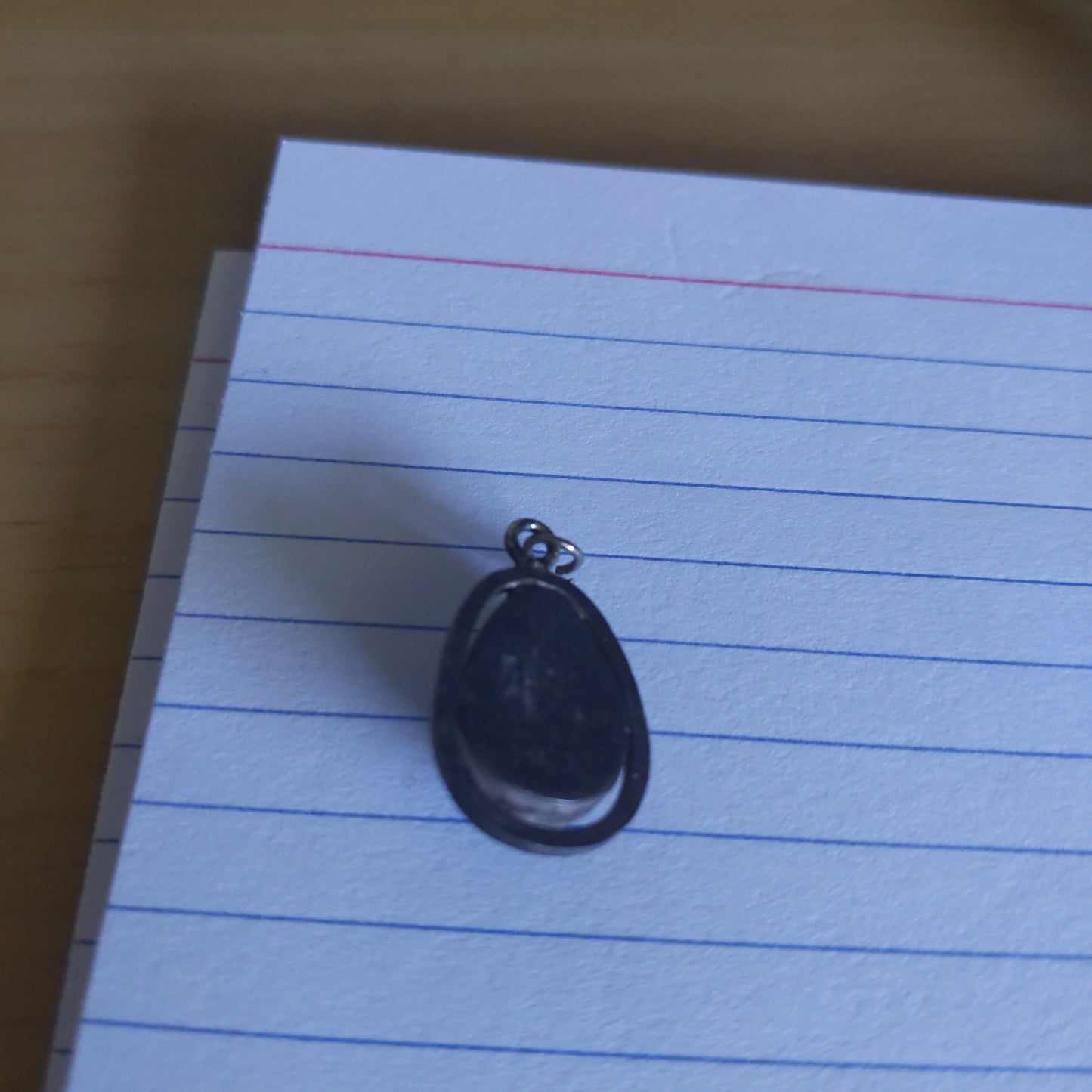 Sterling Silver Oval Pendant