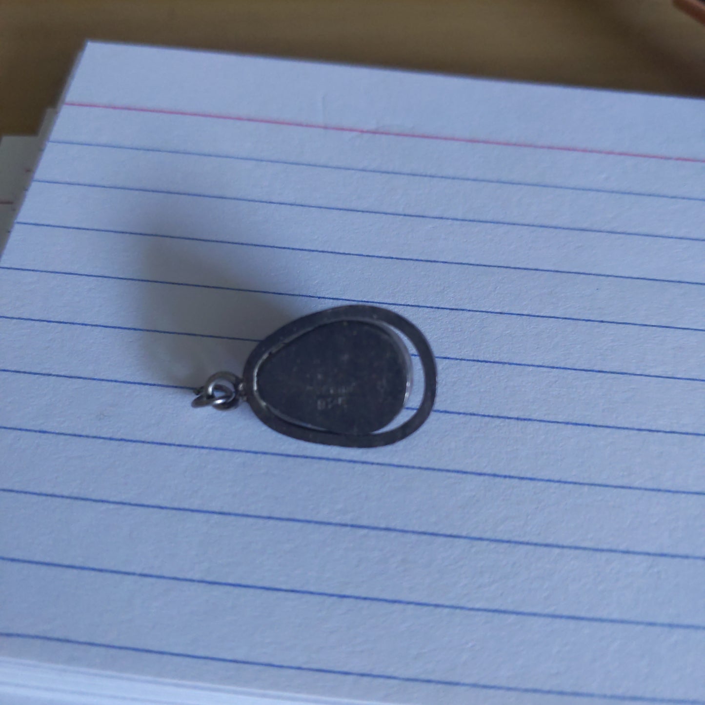 Sterling Silver Oval Pendant