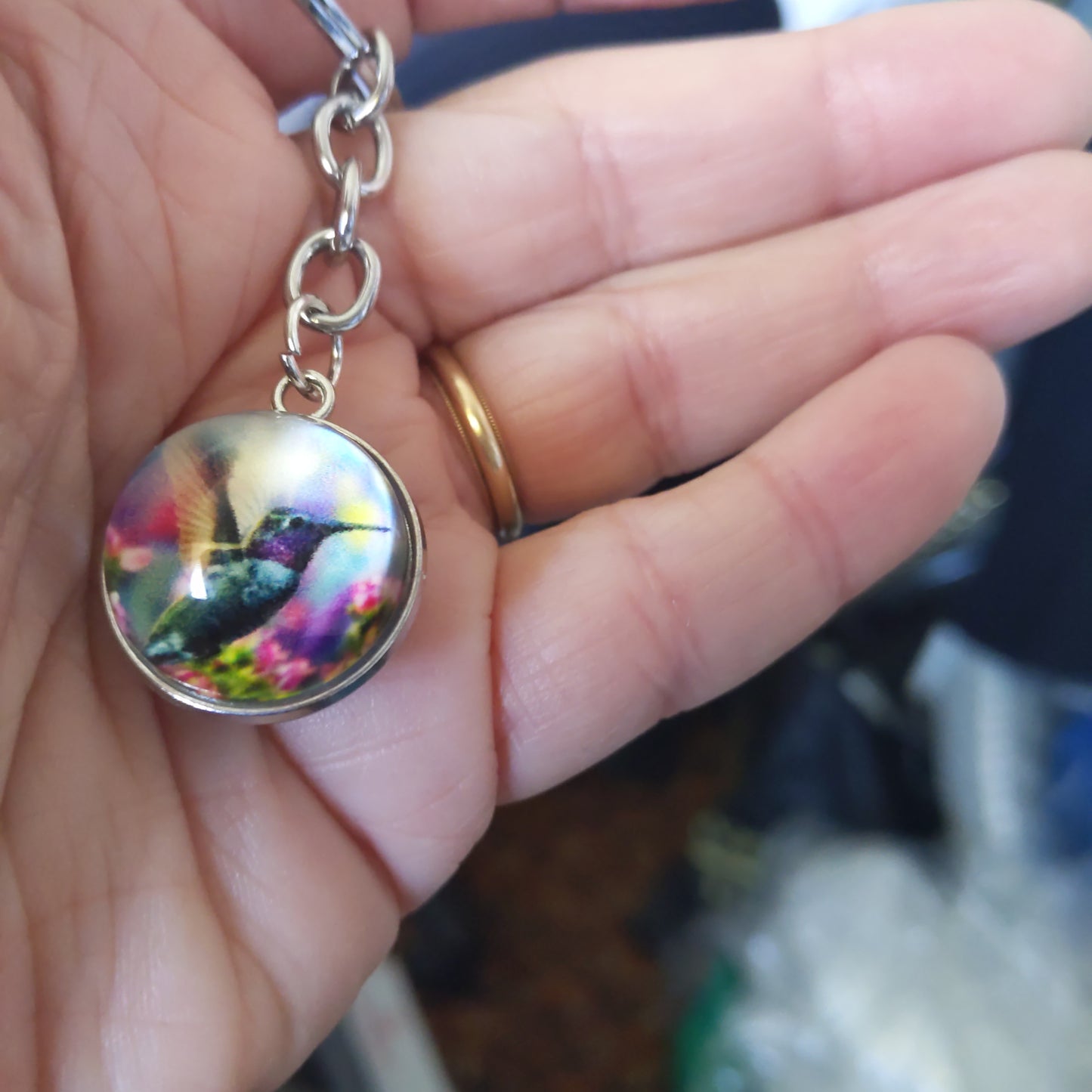 Hummingbird Key Chain