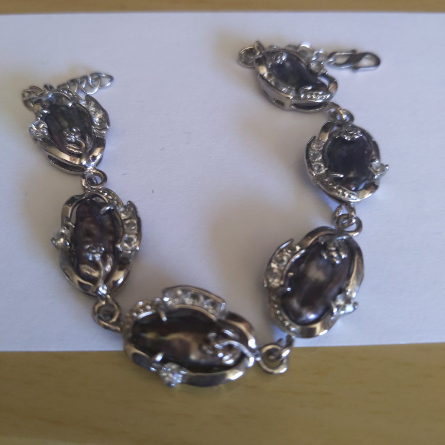 Albona Charm Bracelet with Rhinestones