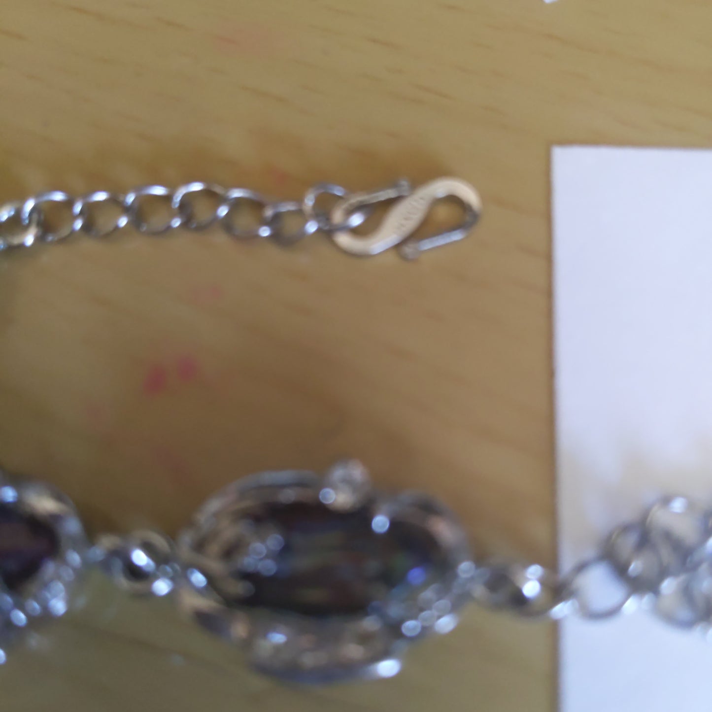 Albona Charm Bracelet with Rhinestones