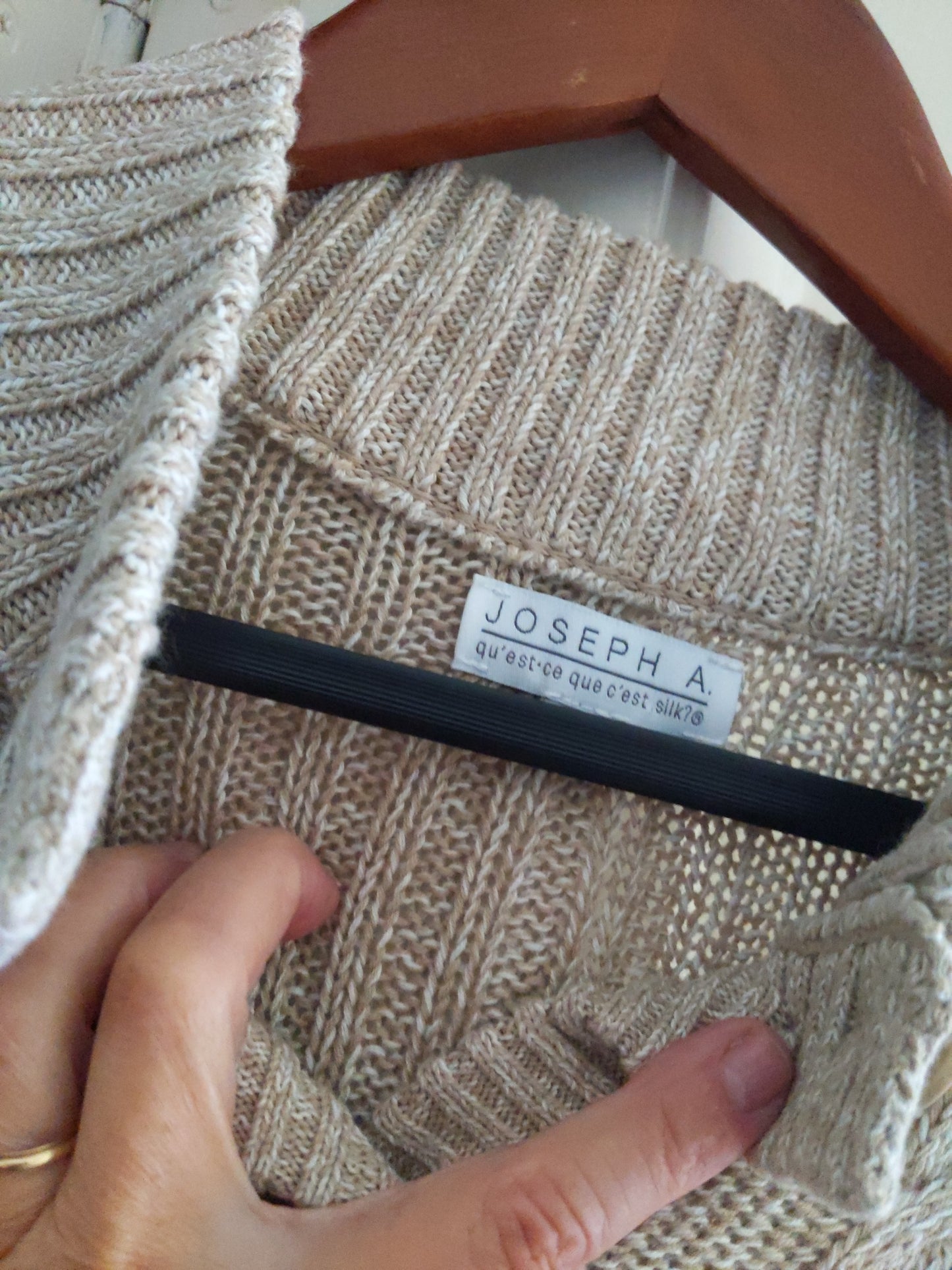 Joseph A Beige Cardigan Size XL