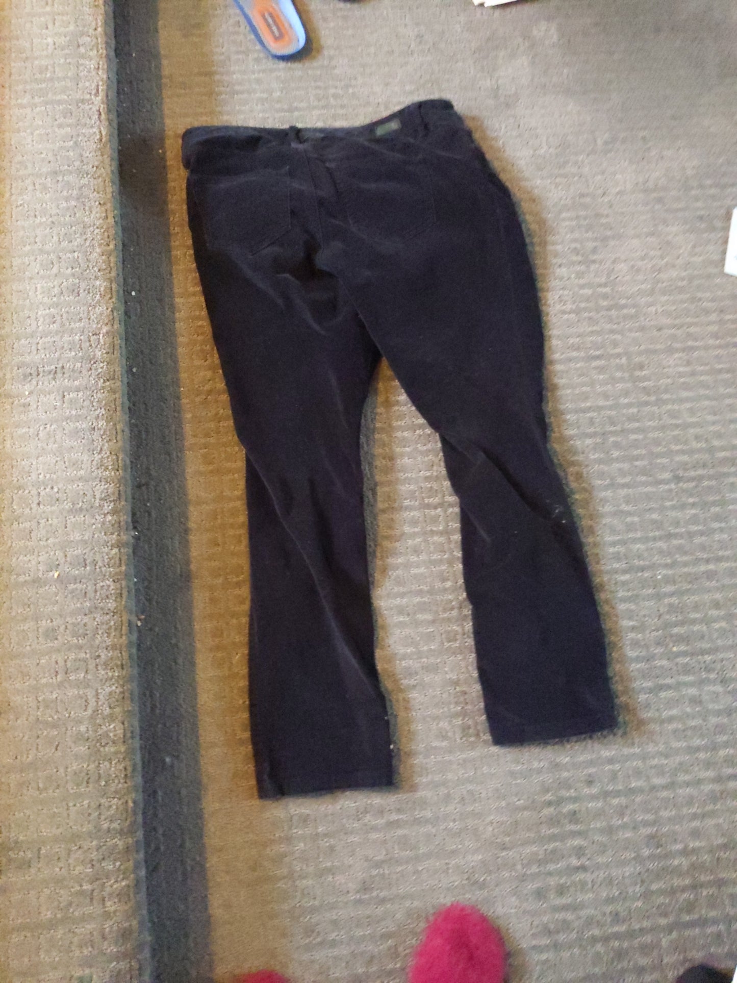 Liz Claiborne Black Cotton Pants Size 12P