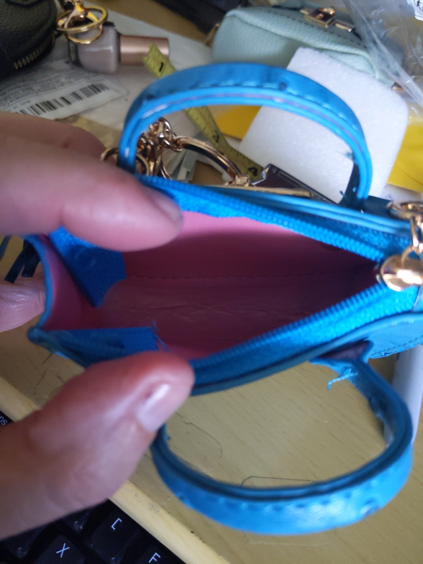 Turquoise Handle Purse Accessory for Handbag