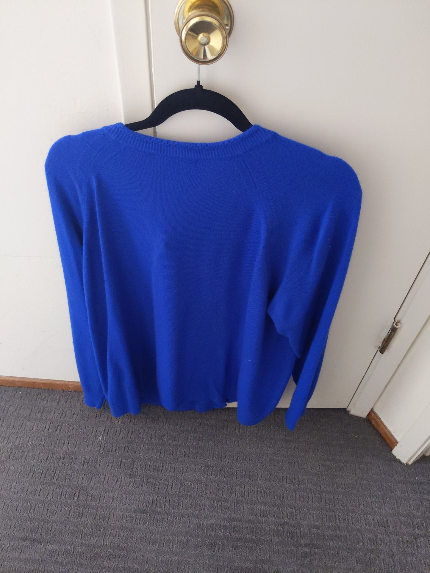 Designers Originals Sapphire Color Button down Sweater Size 1x