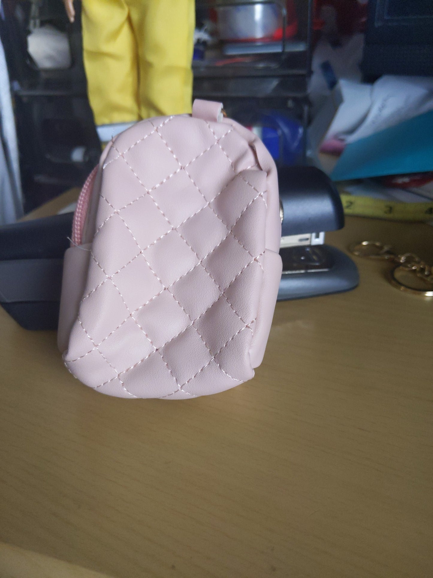 Pink Backpack Purse Accessory