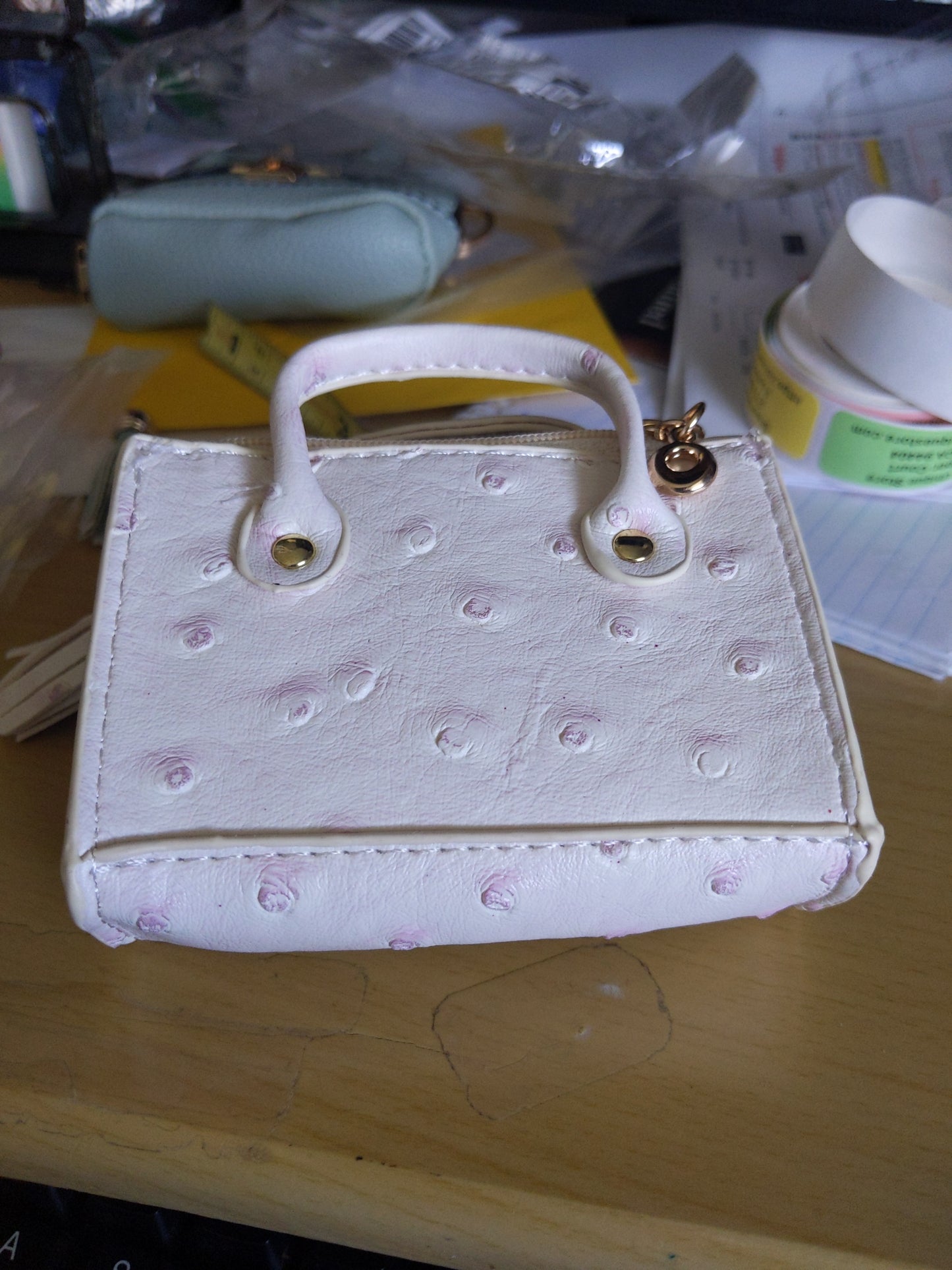White Purse accessory for Handbag