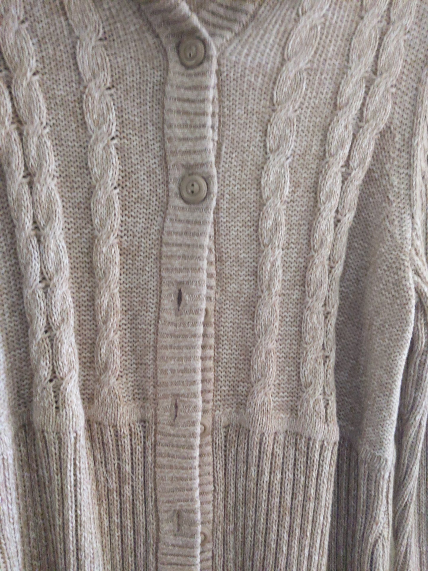 Joseph A Beige Cardigan Size XL