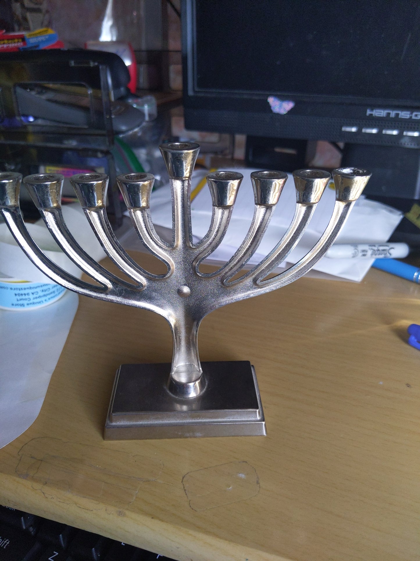 Little Silver plated Menorah
