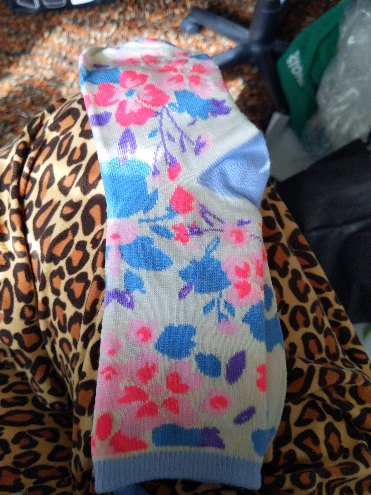Flowers Ladies Socks