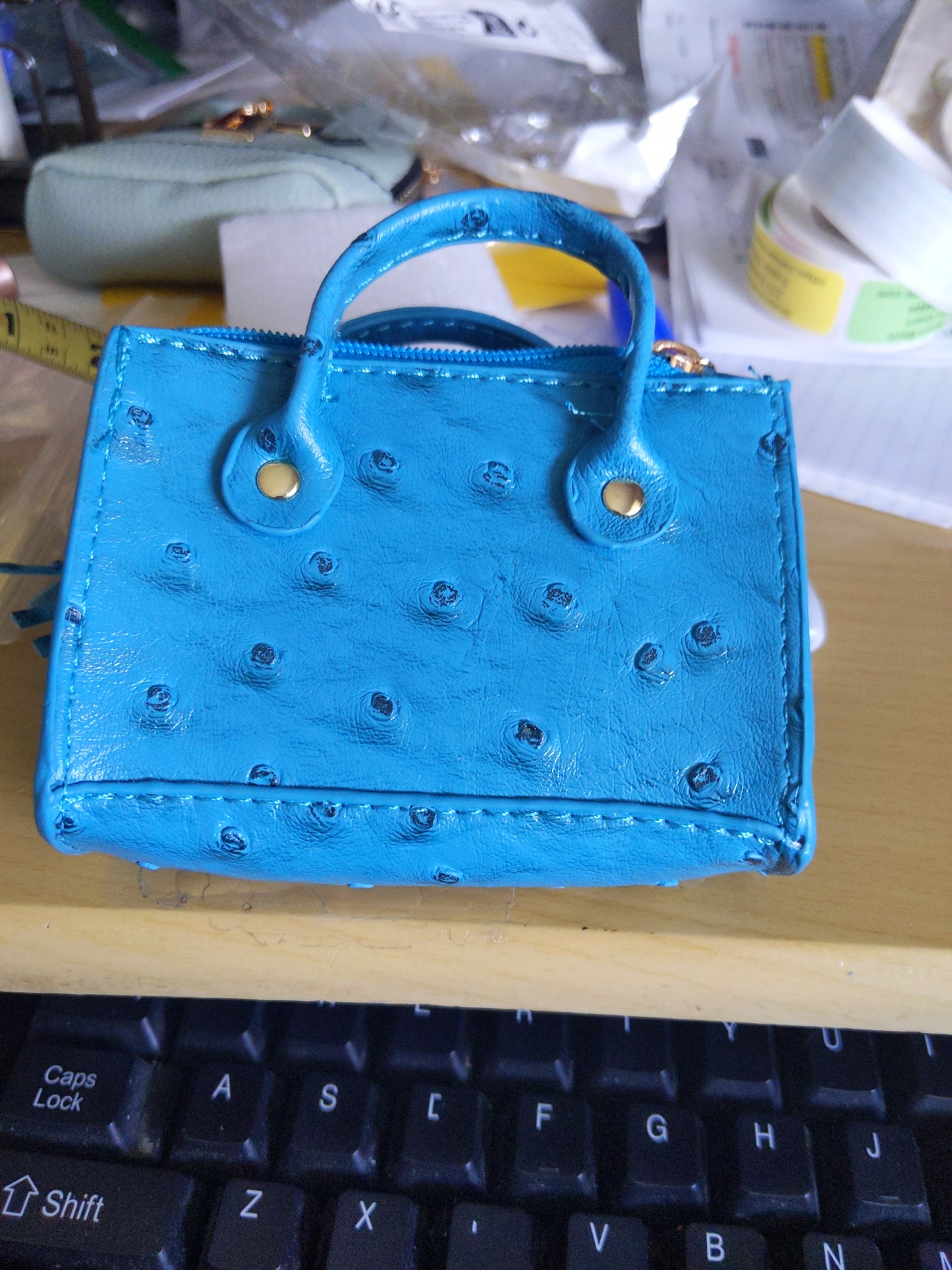Turquoise Handle Purse Accessory for Handbag