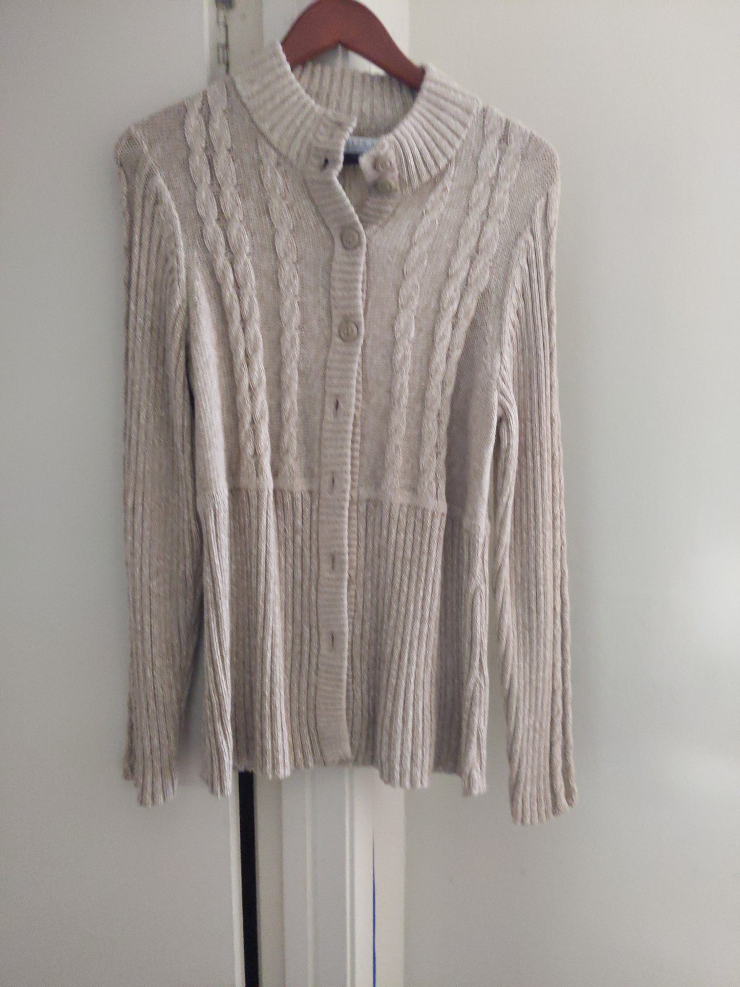 Joseph A Beige Cardigan Size XL