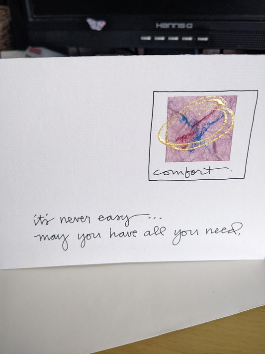Comfort Sympathy Card