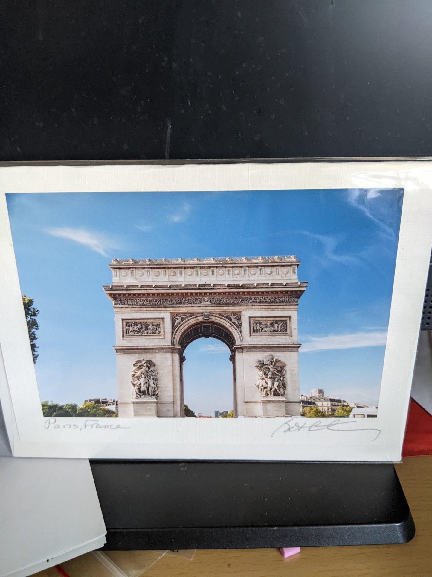 Red Windmill Blank Greeting Card