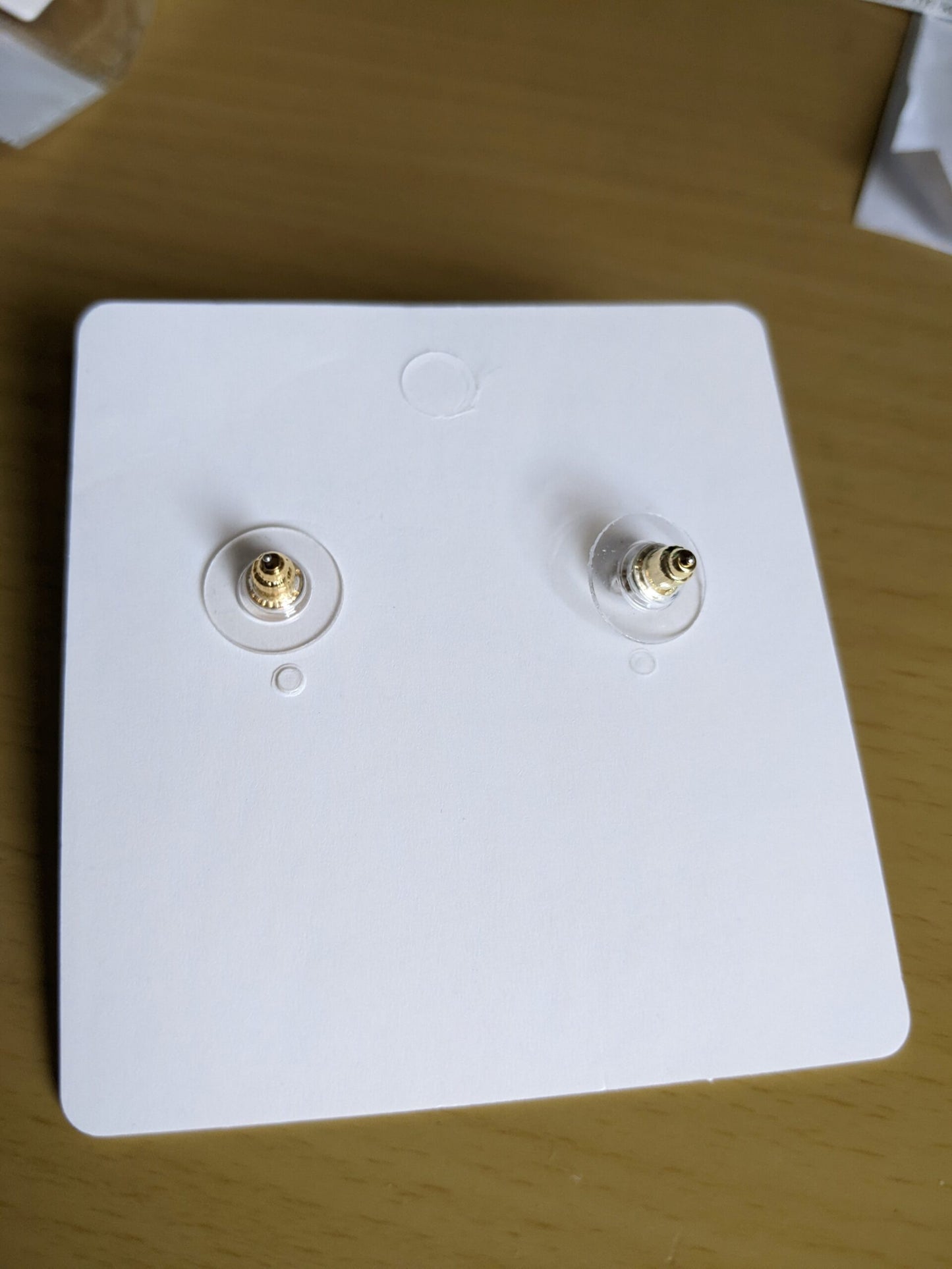 Fancy Post Round Hoop Earrings