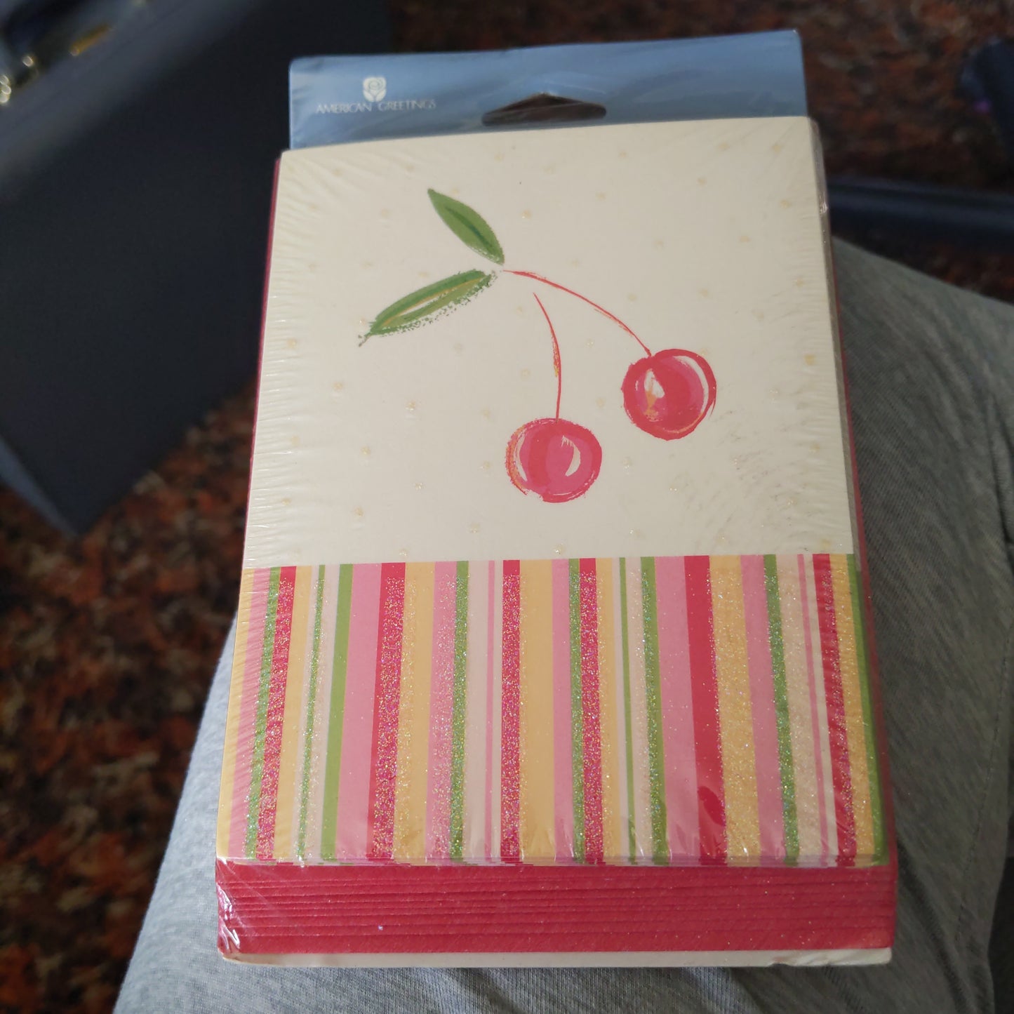 Blank Cherry Blank Note Cards