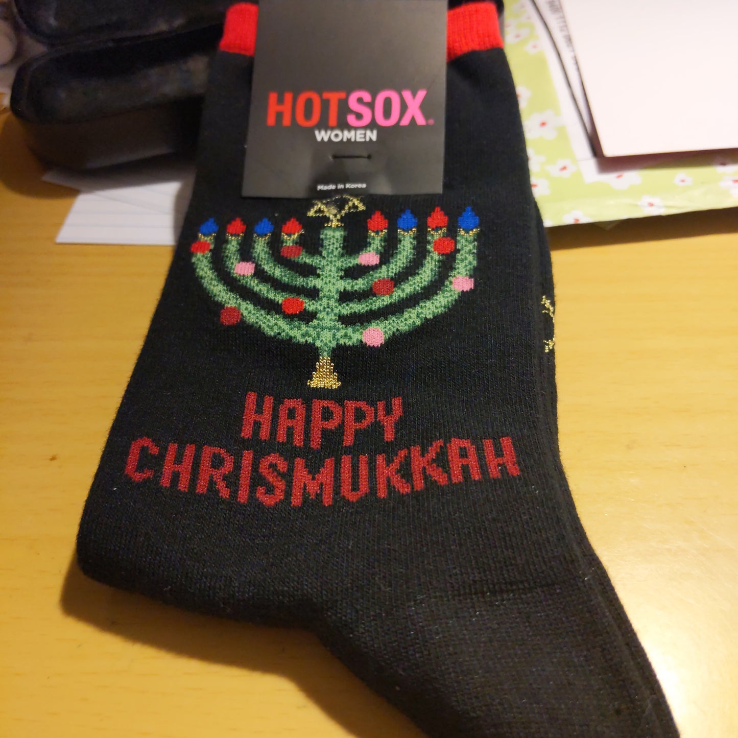 Happy Chrismukkah Socks