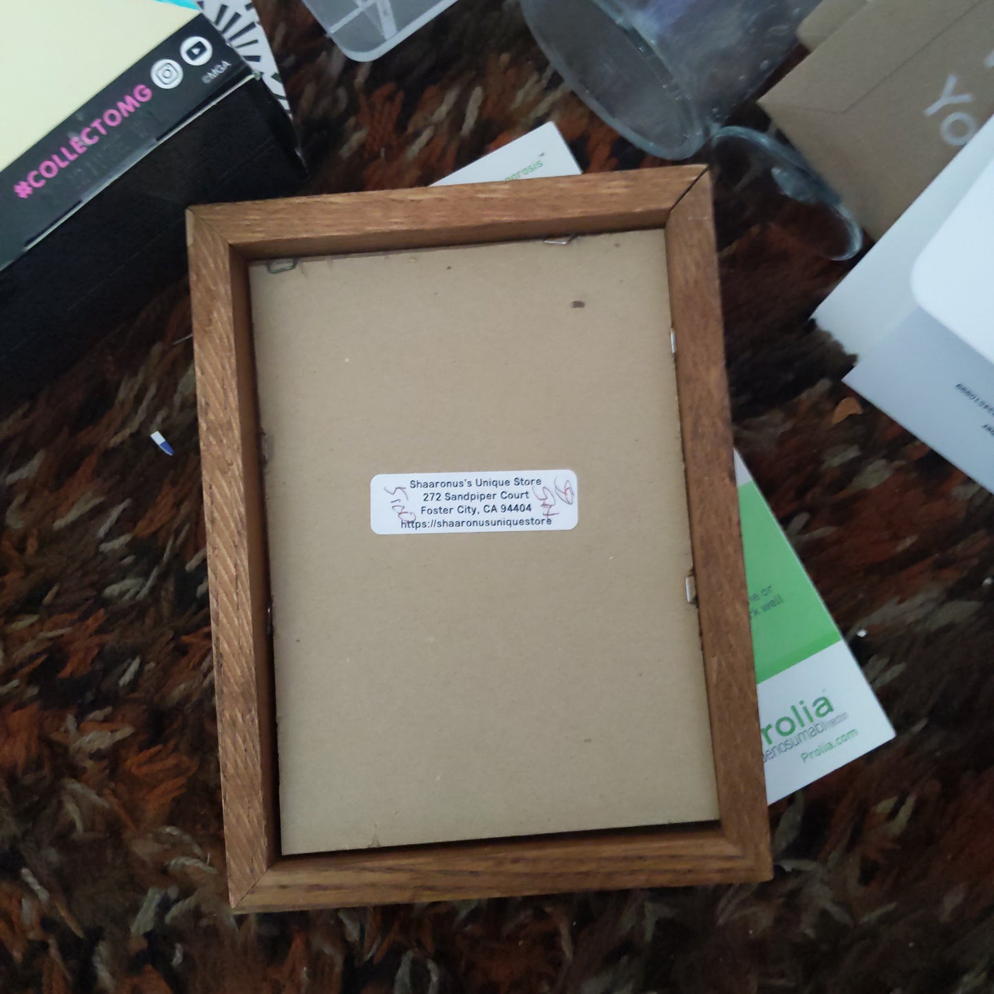 Brown Wooden 5 x 7 frame