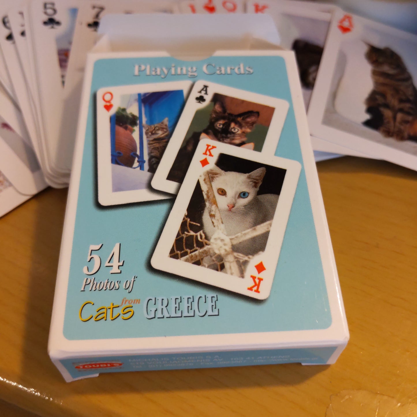 54 Playing Cards of Cats