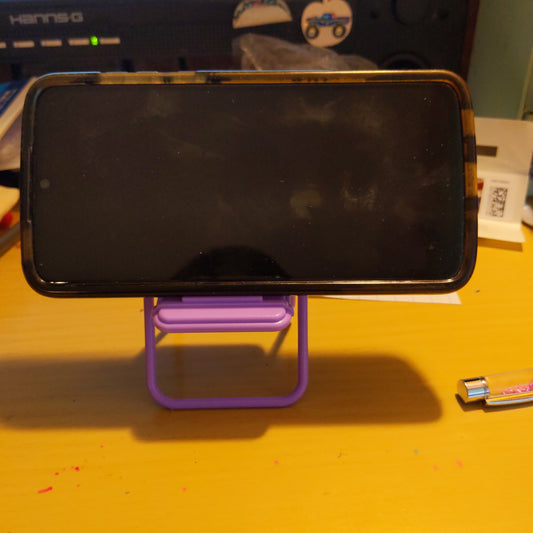 Purple Folding Chair For Cellphone