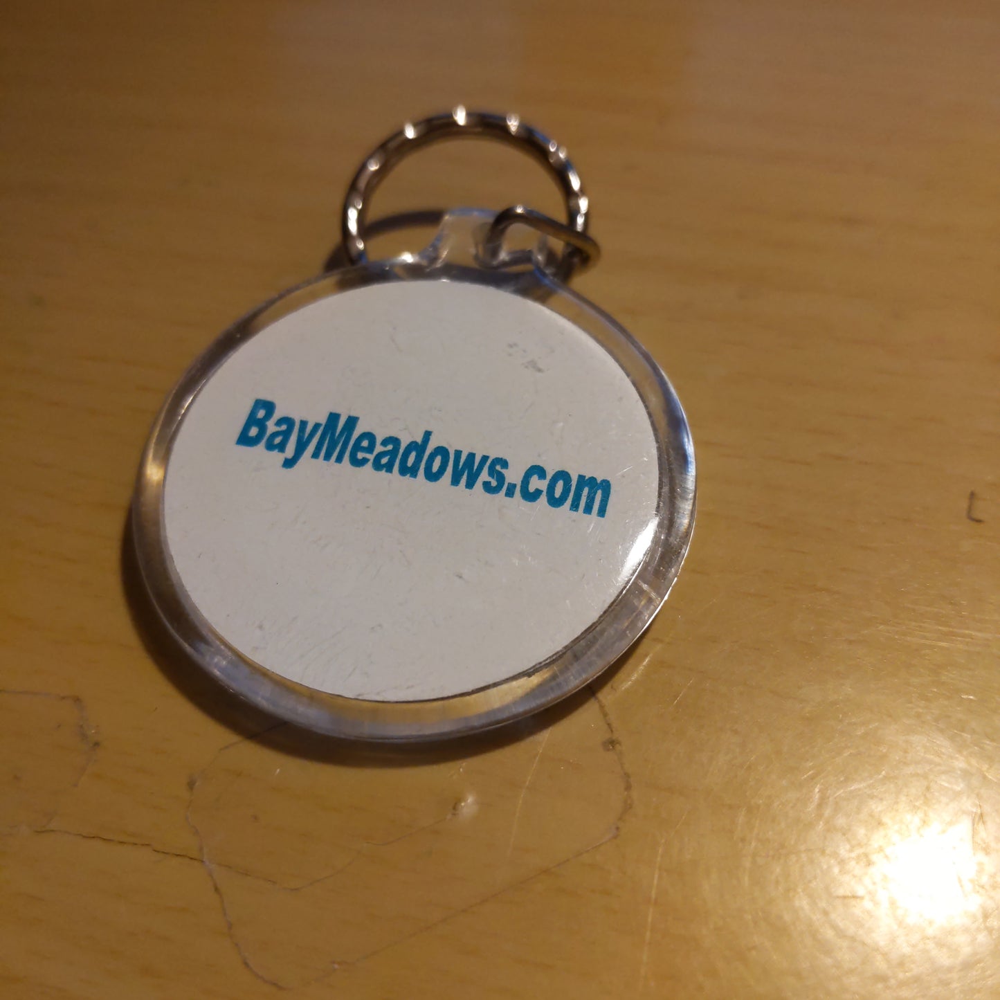 Vintage Key Chain of Bay Meadows race track