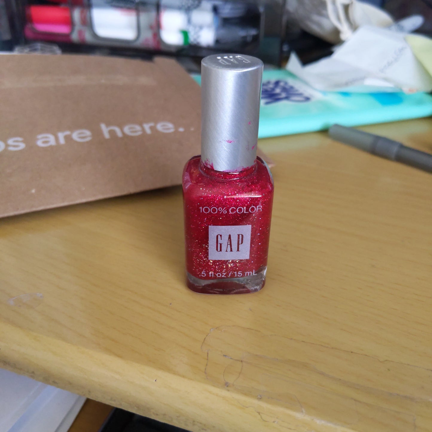 Gap Bright Red Nail Polish