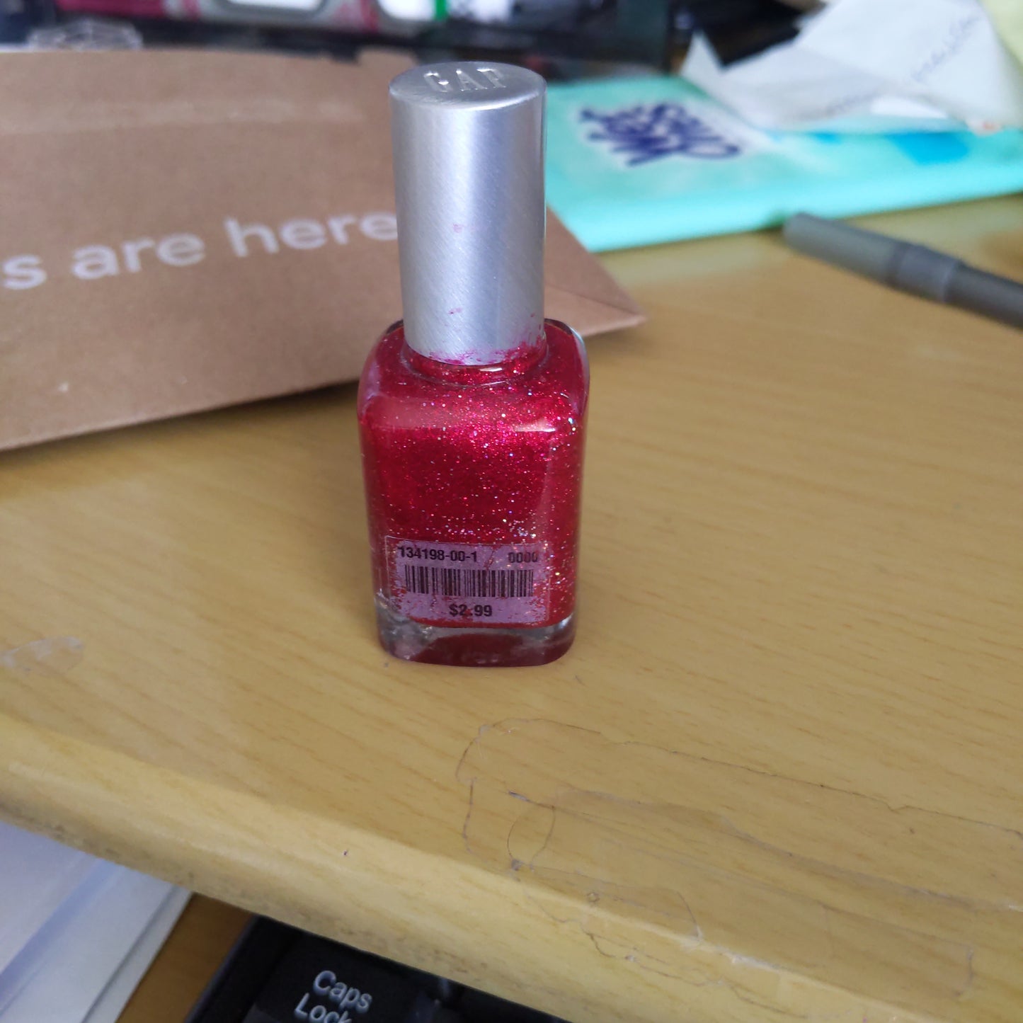 Gap Bright Red Nail Polish
