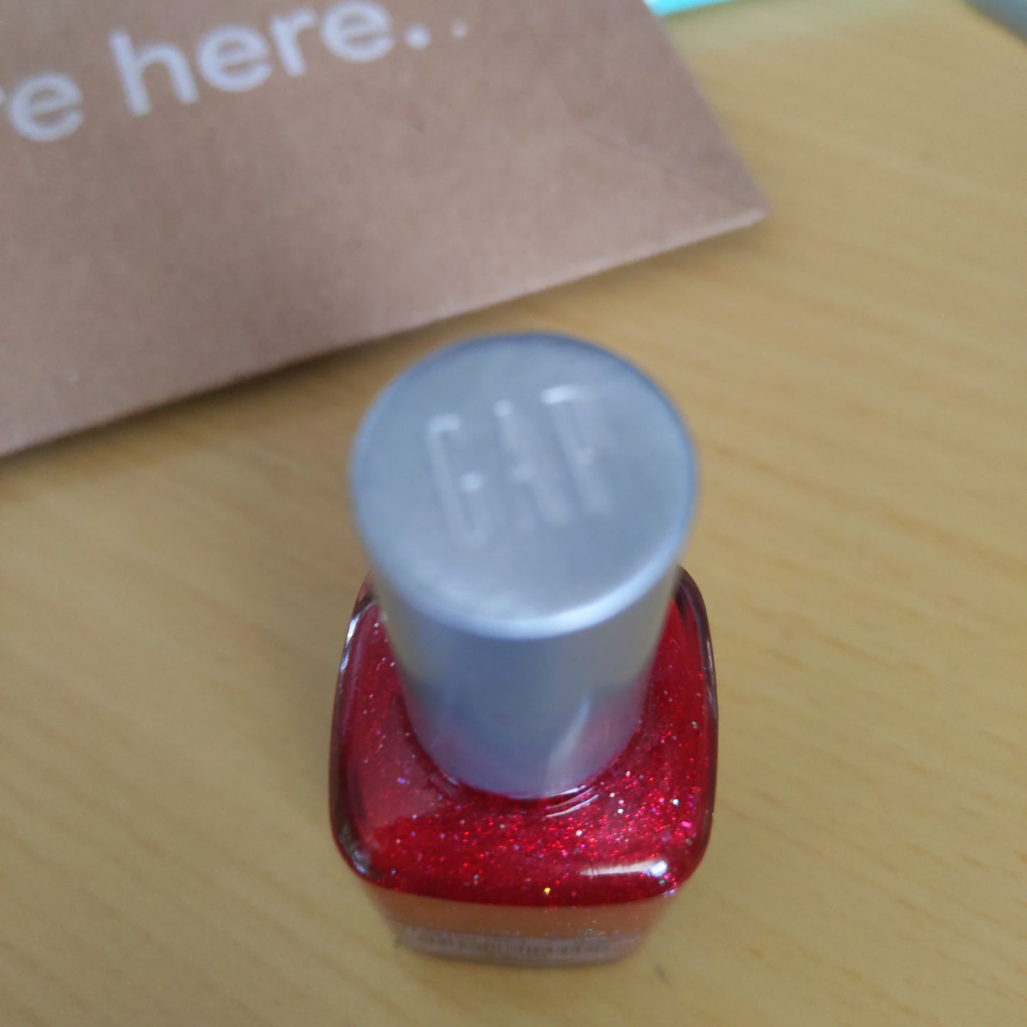 Gap Bright Red Nail Polish