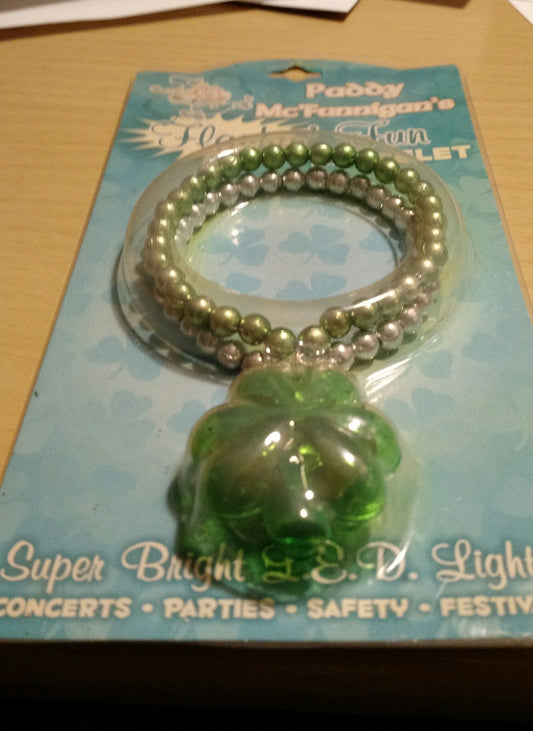 Paddy Mc Fannigan's Flashing Fun Bracelet-NEW