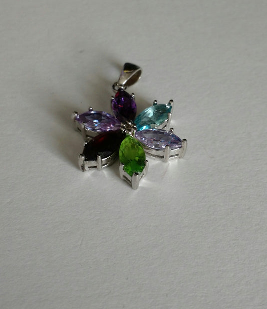 Colorful Rhinestone Pendant