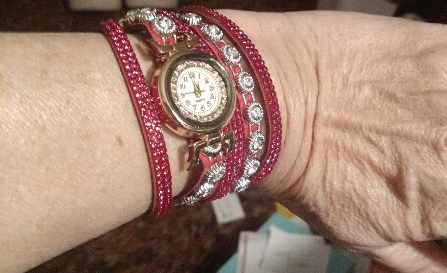 Wrap Around Red Watch-NEW