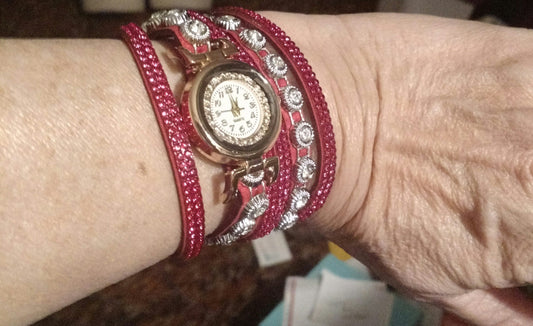 Wrap Around Red Watch-NEW
