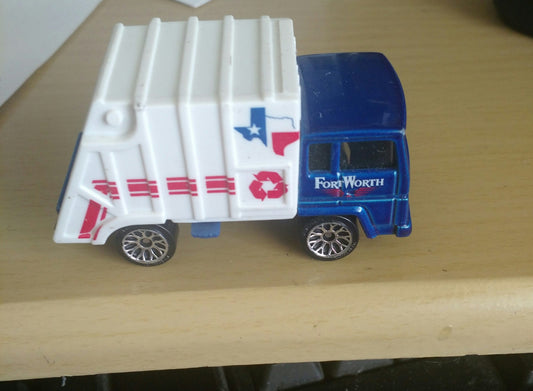 Garbage Blue Truck