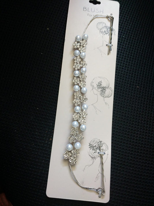 Fancy Rhinestone Pearl Bobby Pins for Hair-NEW