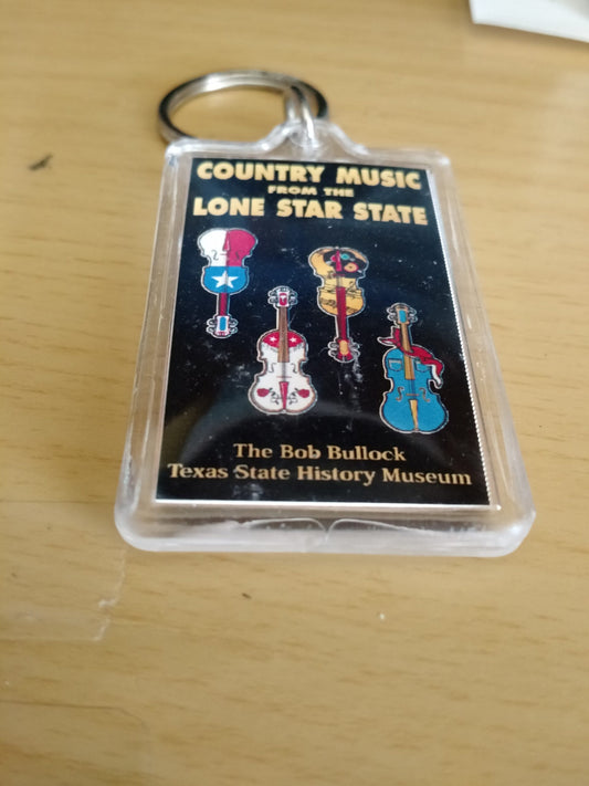 Country Music Texas Key Chain