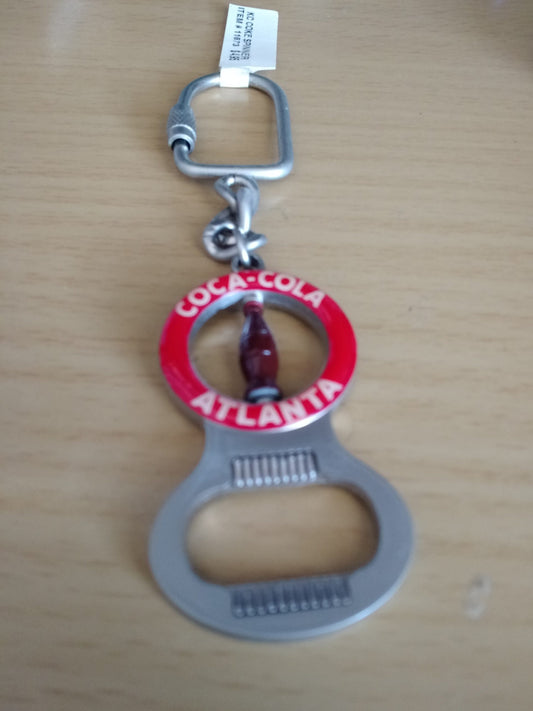 Coca-Cola Atlanta Key Chain with Bottle Opener-NEW