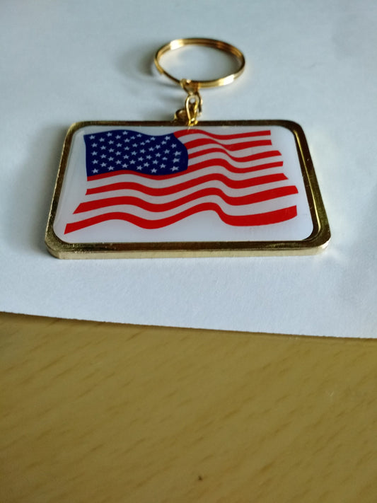 Large Flag Key Chain