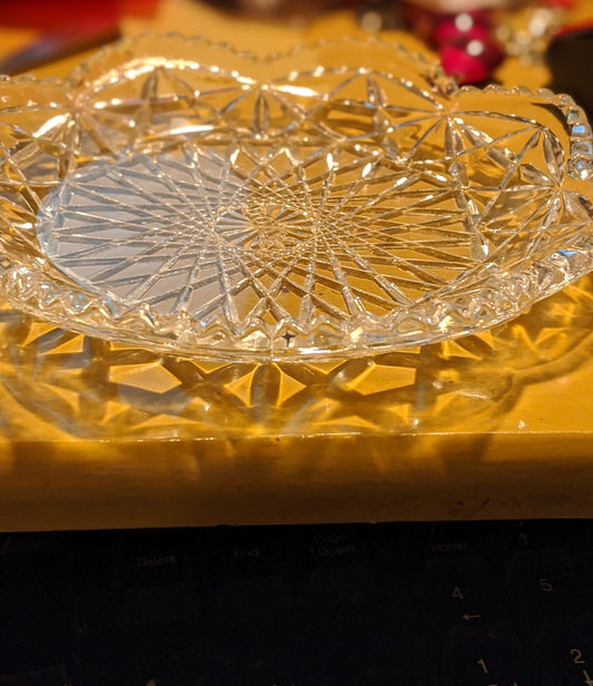 Vintage Crystal Dish