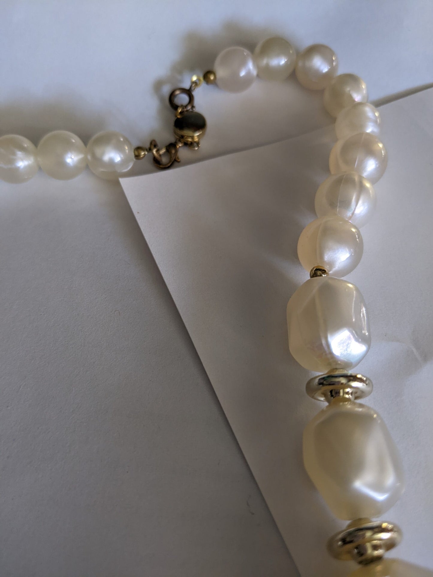 Big Ivory Beaded Choker