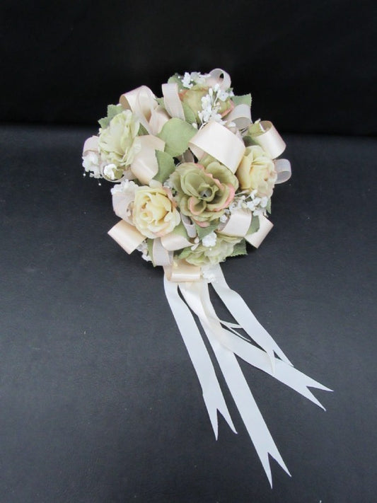 Flowered Bouquet with Ribbon