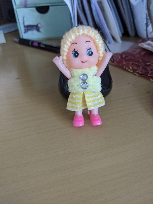Doll Key Chain or Back Pack Accessory