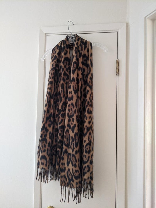 Animal Print Heavy Scarf-NEW