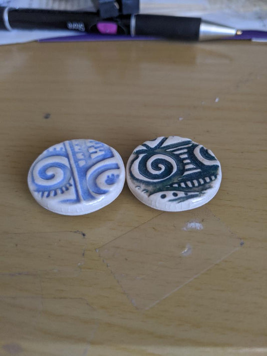 Handcrafted Swirl Magnets-NEW