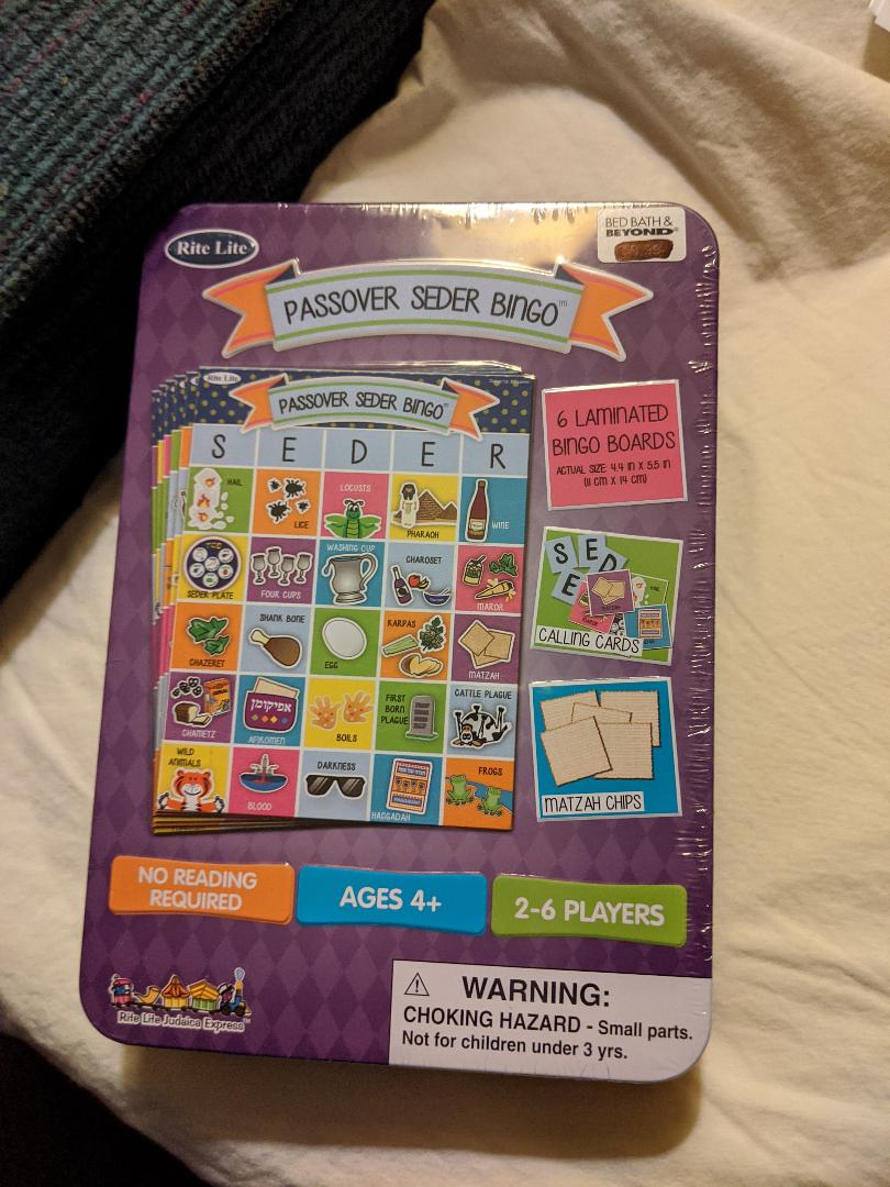 Passover Seder Bingo