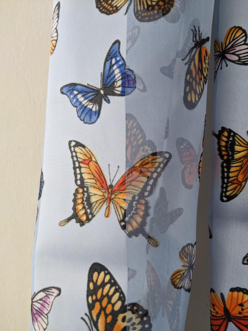 Blue Butterfly Scarf-NEW